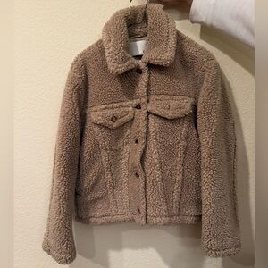 Aritzia | Wilfred Free Button-down Teddy Jacket